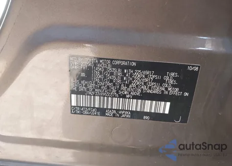 2009 Toyota Rav4 z USA, uszkodzony, nr VIN JTMZF33VX95003776